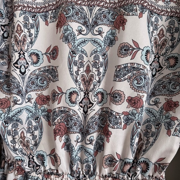 Show Me Your Mumu Dress Carrie Collared Cool Paisley Print Size M - Picture 7 of 16